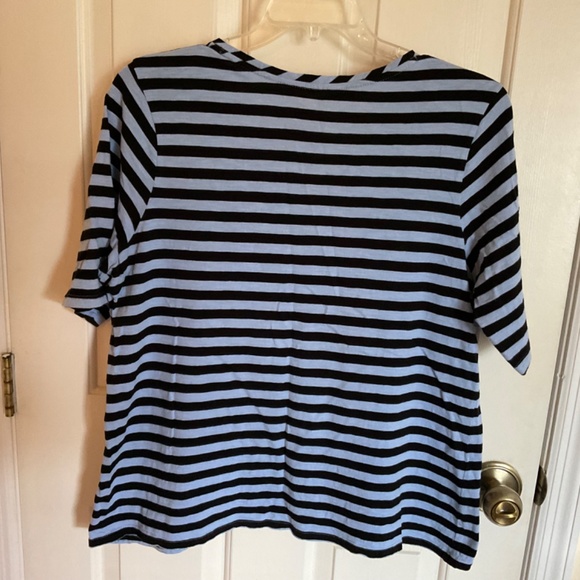 Women’s Coldwater Creek striped 1x cotton - Picture 3 of 5